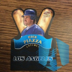 1998 Pacific Paramount Team Checklists Mike Piazza #22 Die Cut